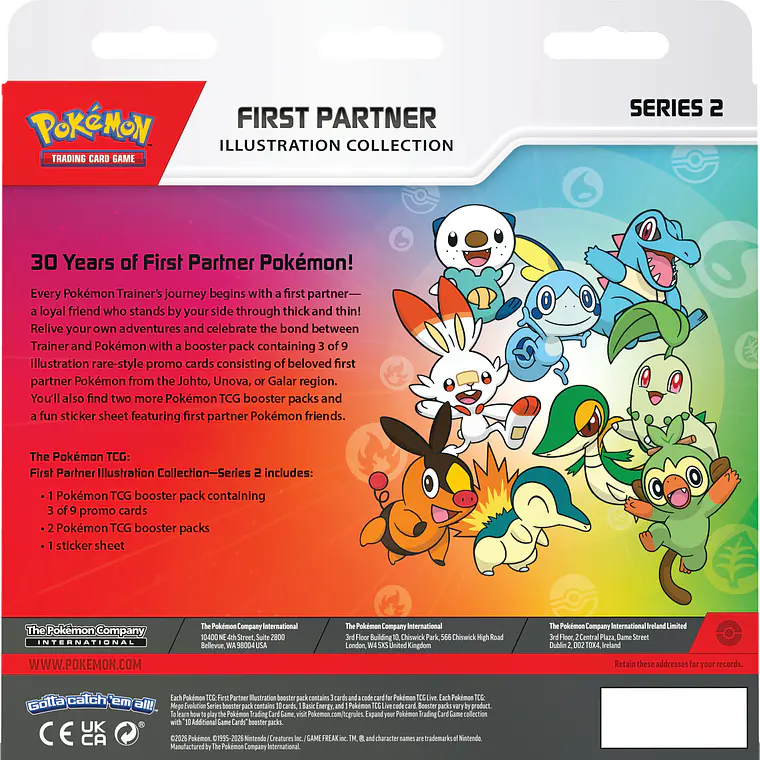First Partner Illustration Collection Series 2 Inglés Pokémon TCG (19/06/26) 3