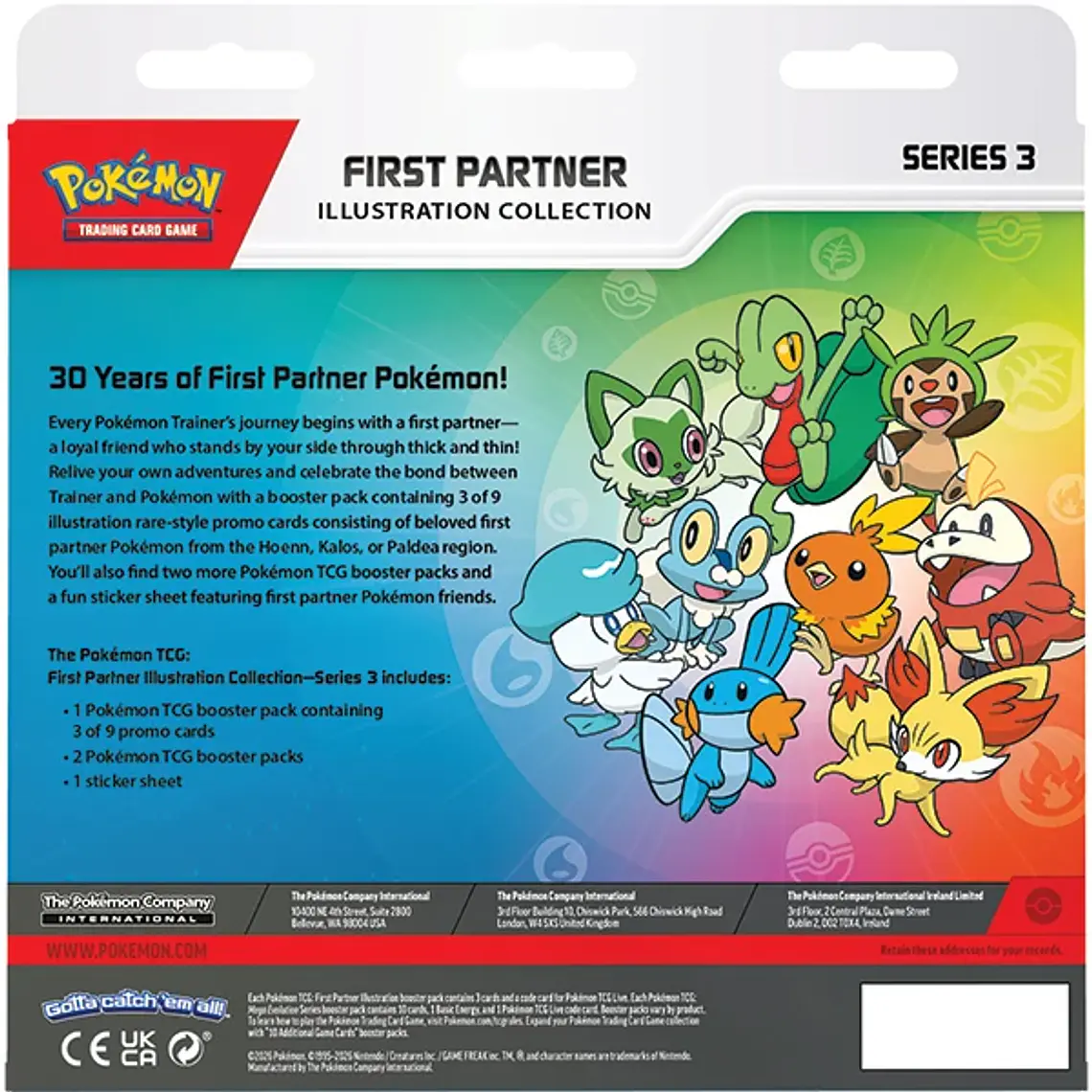First Partner Illustration Collection Series 3 Inglés Pokémon TCG  3