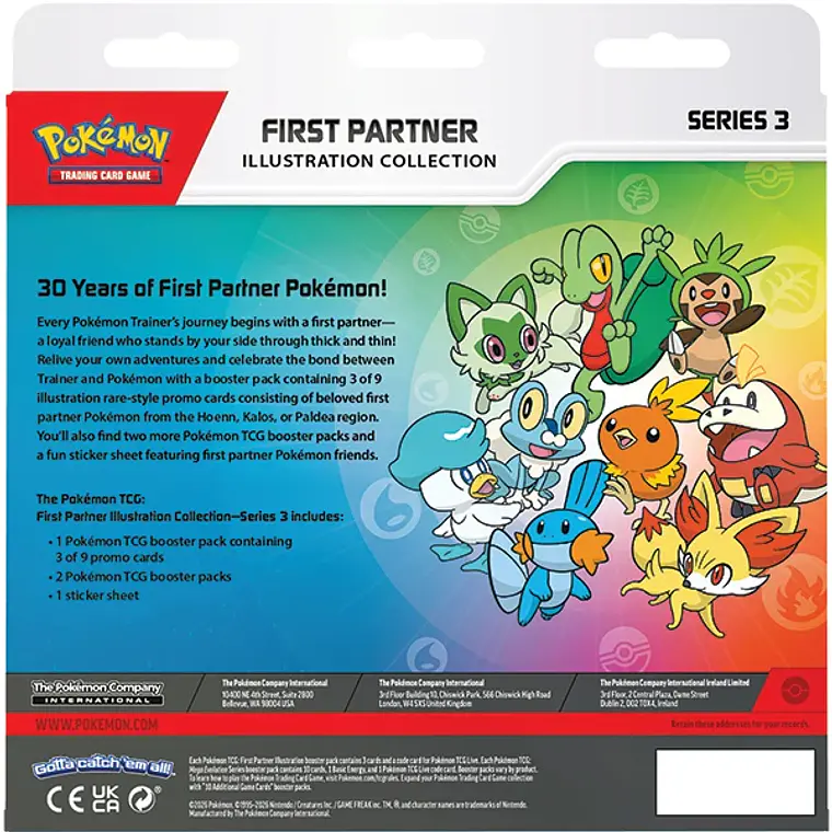 First Partner Illustration Collection Series 3 Inglés Pokémon TCG  3