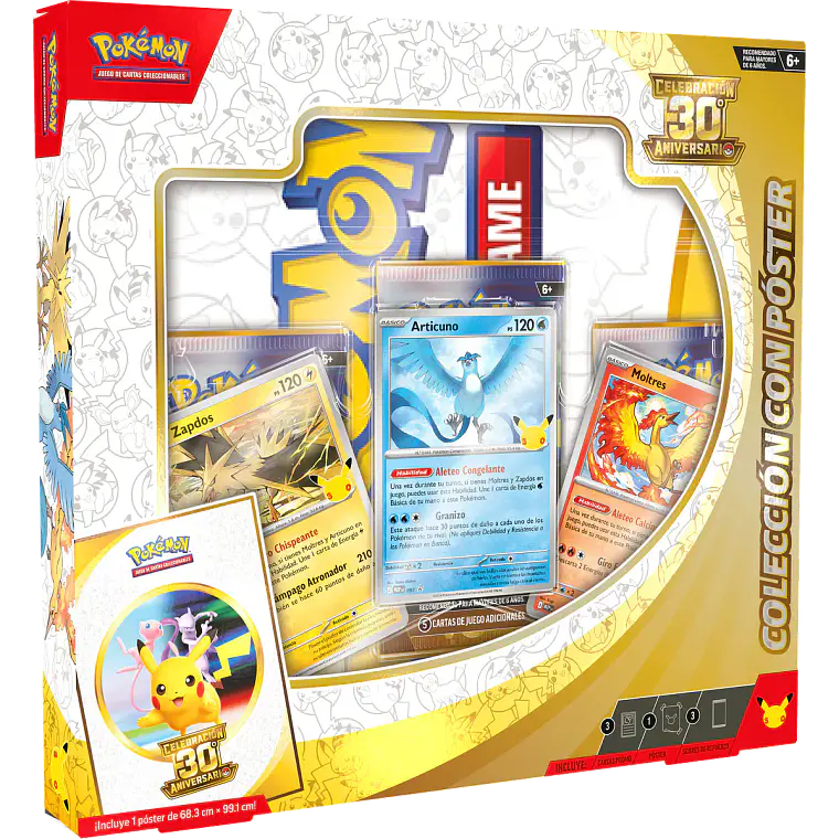 Pokemon TCG 30th Celebration - Poster Collection Inglés - Pokémon TCG 1
