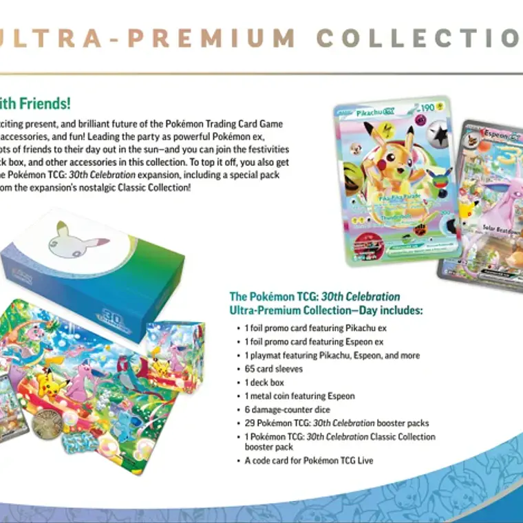 Ultra Premium Collection Inglés Pokemon TCG 30th Celebration (DÍA) [PREVENTA] 3