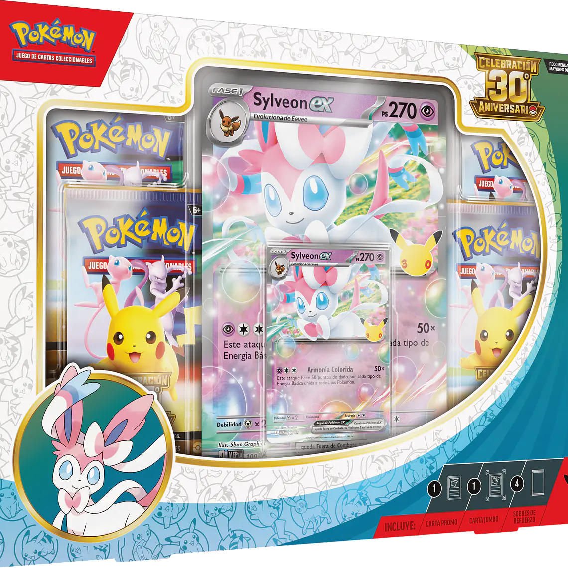 Pokemon TCG 30th Celebration - Ex Box Español (SURTIDO) 2