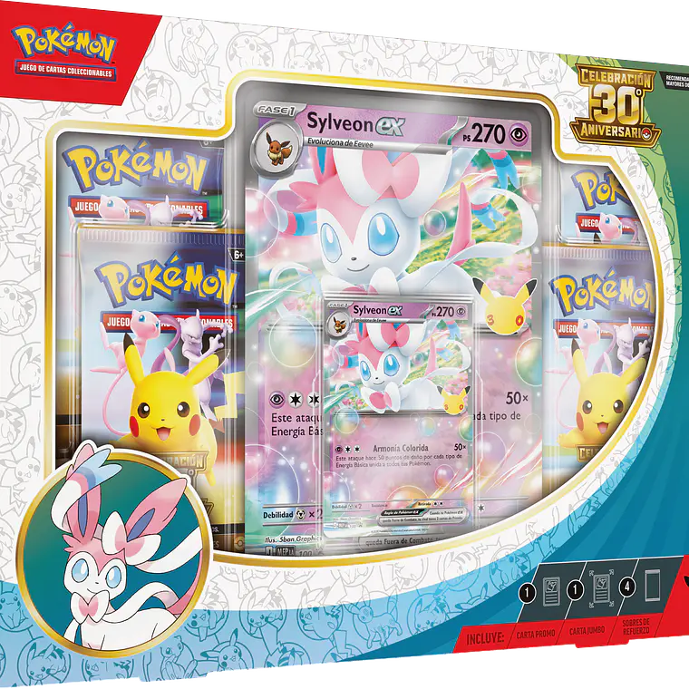 Pokemon TCG 30th Celebration - Ex Box Español (SURTIDO) 2