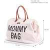 Mommy Bag - Crema Letras Negras