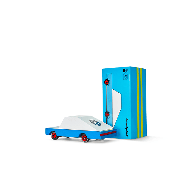 Auto Blue Racer - 9 cm