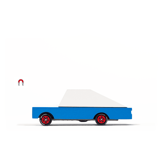Auto Blue Racer - 9 cm