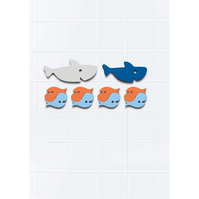 Puzzle Para Baño Sharks