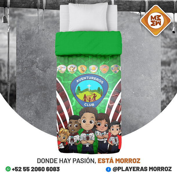 FRAZADA AVENTUREROS 