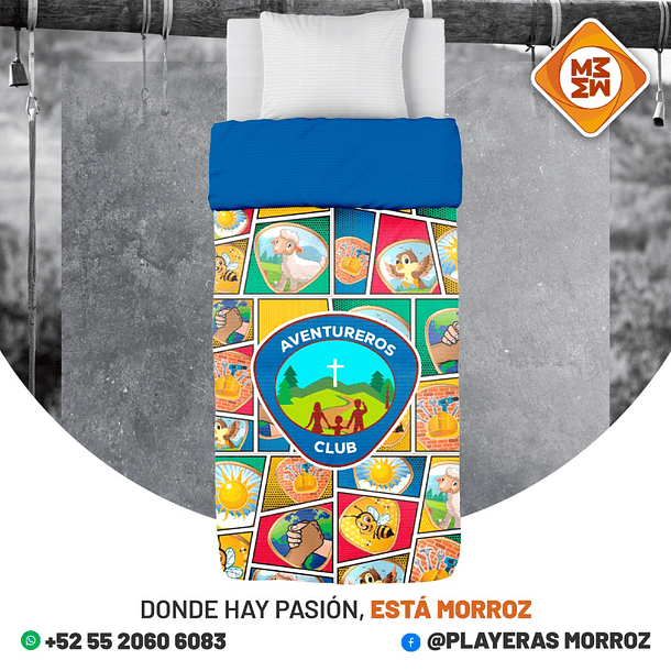 FRAZADA COMIC AVENTUREROS