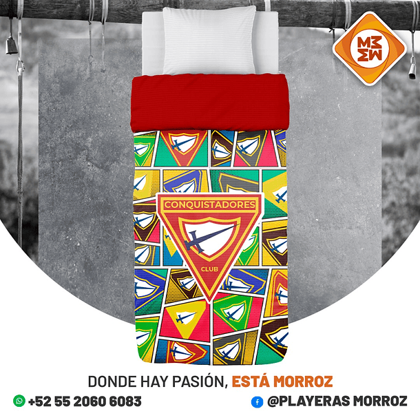 FRAZADA COMIC CONQUISTADORES 