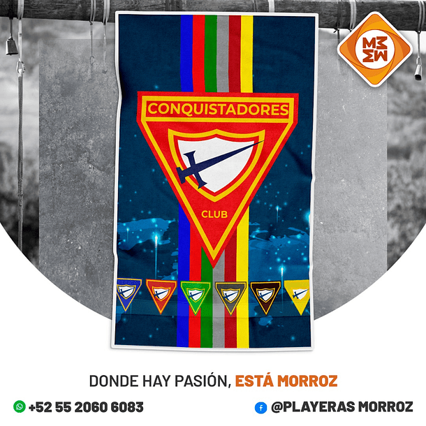 TOALLA CLASES CONQUISTADORES 