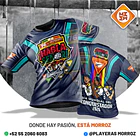 PLAYERA MANGA CORTA DIA MUNDIAL DE LOS CONQUISTADORES 2026 76 ANIVERSARIO ** ADULTO UNISEX ** AZUL CON VIVOS CELESTES 1