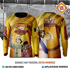 PLAYERA MANGA LARGA CAMPOREE INVENCIBLES 2026 NEGRA**ADULTO UNISEX** AMARILLA  1