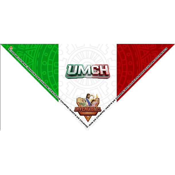 PAÑOLETA CONMERATIVA CAMPOREE INVENCIBLES TRICOLOR **INCLUYE SUJETADOR**