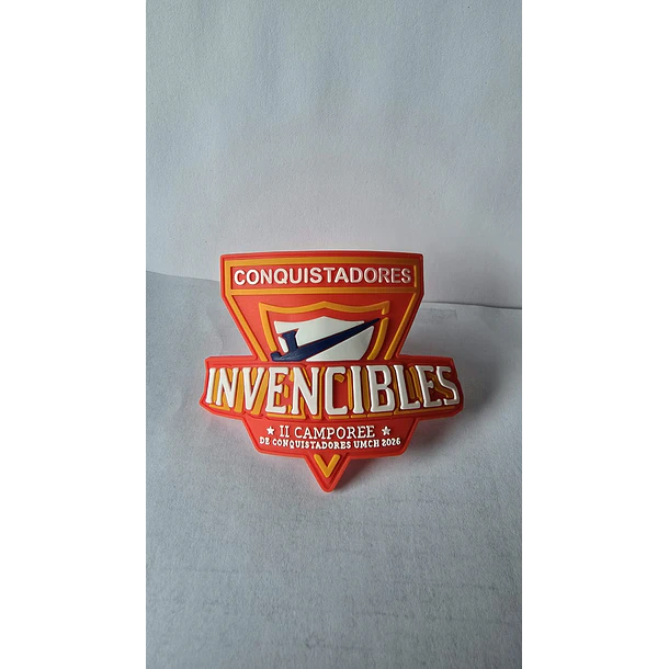 PAÑOLETA CONMERATIVA CAMPOREE INVENCIBLES TRICOLOR **INCLUYE SUJETADOR** 5