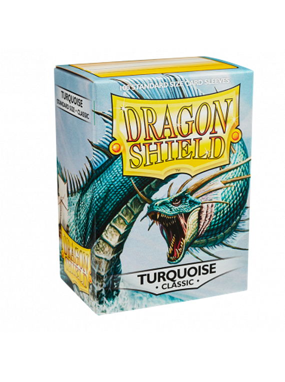 Dragon Shield (100) - Classic Turquoise