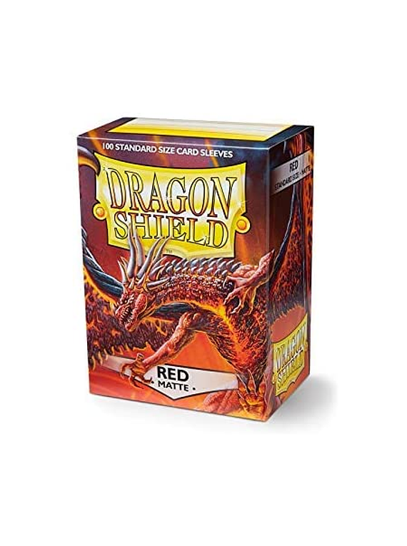 Dragon Shield (100) - Matte Red