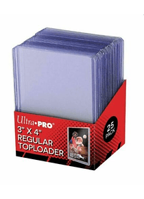 Ultra Pro 3 x 4 Regular Toploader (caixa com 25)