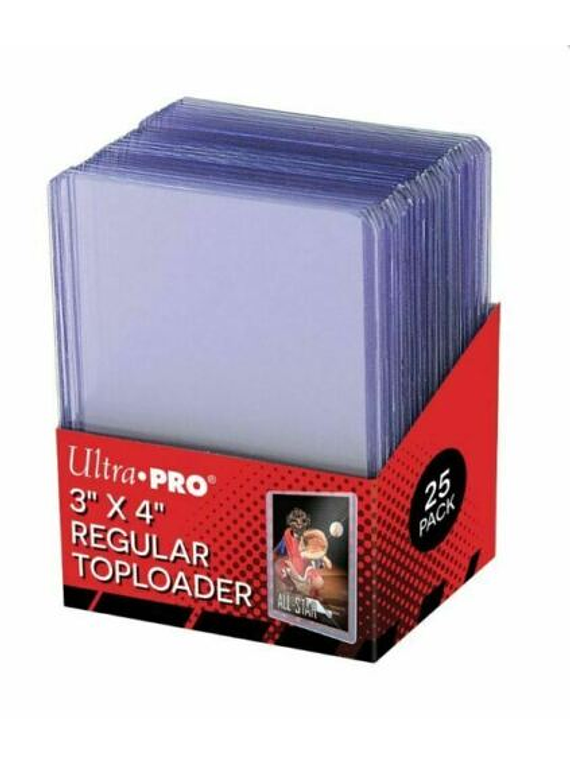 Ultra Pro 3 x 4 Regular Toploader (caixa com 25)