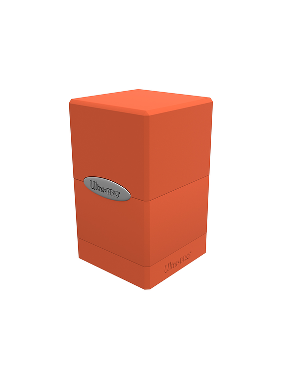 Ultra Pro Satin Tower Deck Box - Pumpkin Orange