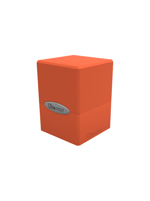 Ultra Pro Satin Cube Deck Box - Pumpkin Orange