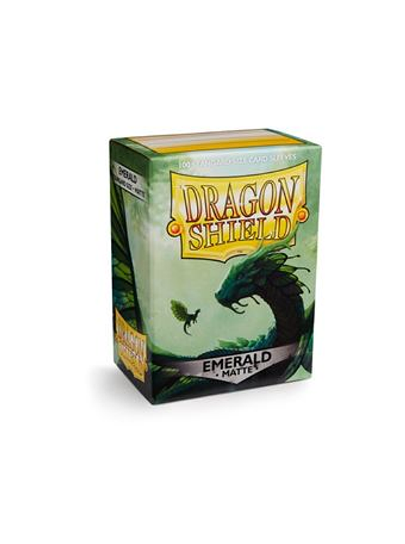 Dragon Shield (100) - Matte Emerald
