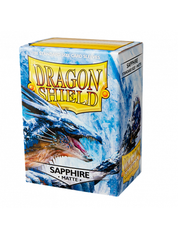 Dragon Shield (100) - Matte Sapphire