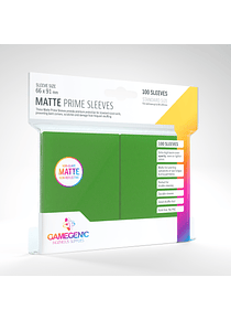 Gamegenic Prime Sleeves Standard Matte Green (100)