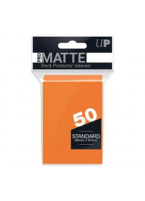 Ultra Pro - Standard Matte Sleeves Orange (50)