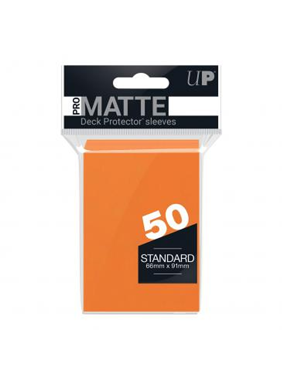 Ultra Pro - Standard Matte Sleeves Orange (50)