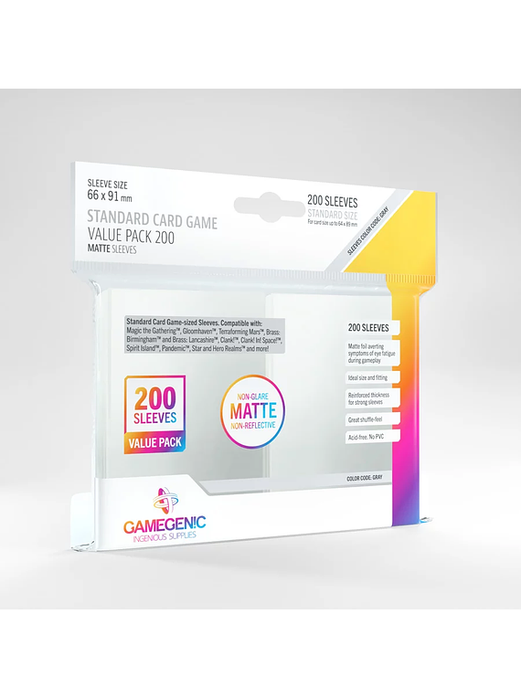 Gamegenic - Standard Card Game Value Pack 200