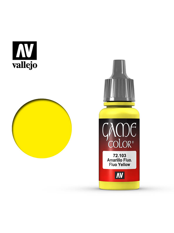 Tinta Vallejo Game Color - Fluorescent Yellow