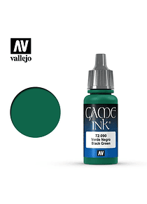 Tinta Vallejo Game Color - Black Green Ink