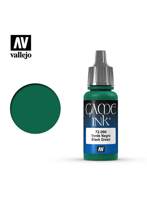 Tinta Vallejo Game Color - Black Green Ink