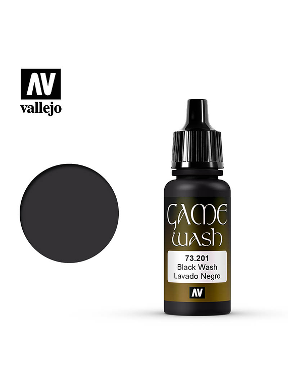 Tinta Vallejo Game Color - Black Wash