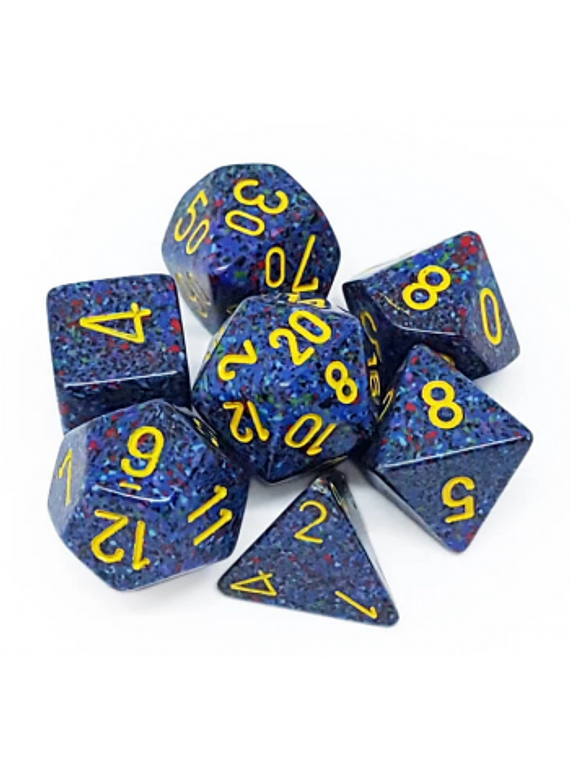 Chessex Speckled Polyhedral 7-Die Set - Twilight