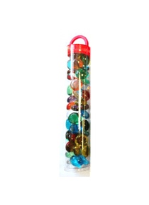 Chessex Gaming Glass Stones in Tube - Assorted Crystal (40)