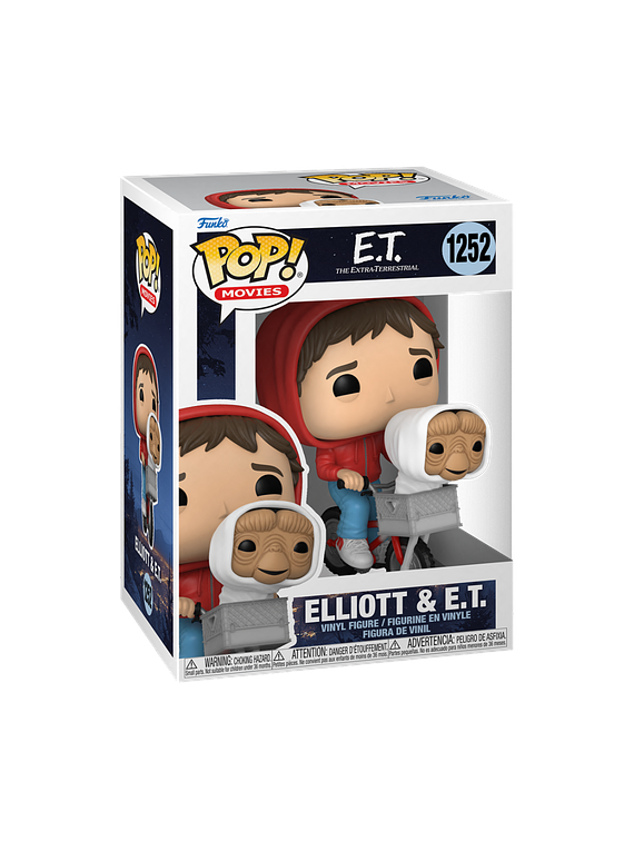 Funko Pop! Elliott & E.T. - 1252