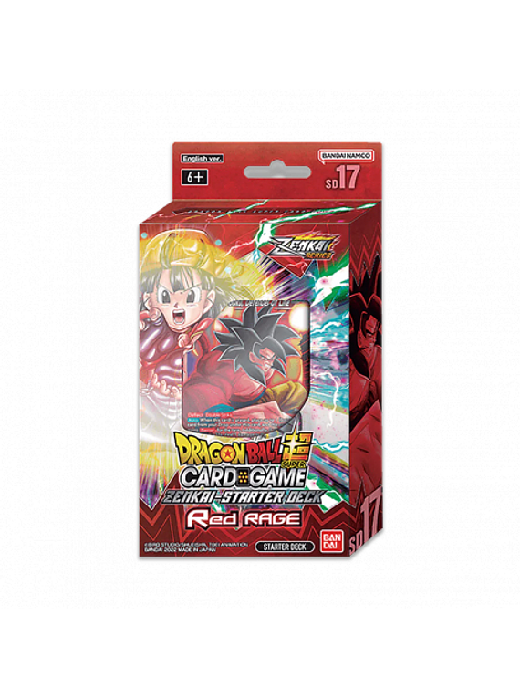 Dragon Ball Super Card Game - Zenkai Starter Deck 17 - Red Rage