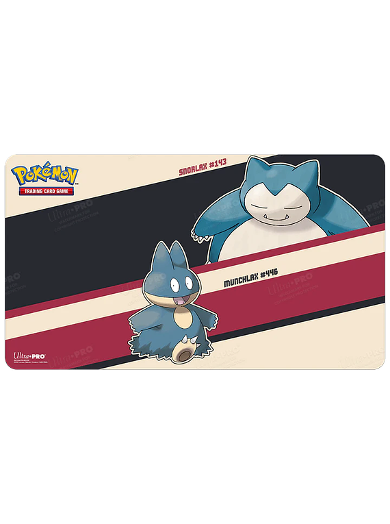 Snorlax and Munchlax Standard Gaming Playmat for Pokémon