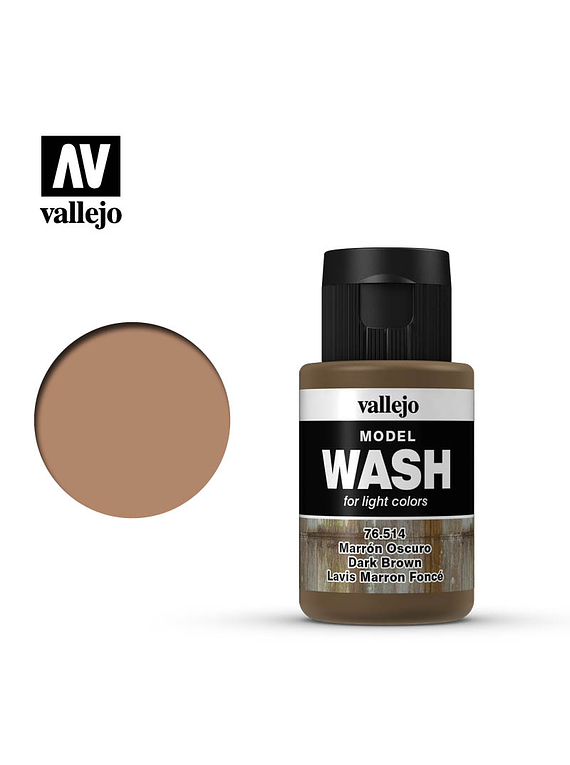 Vallejo Model Wash - Dark Brown