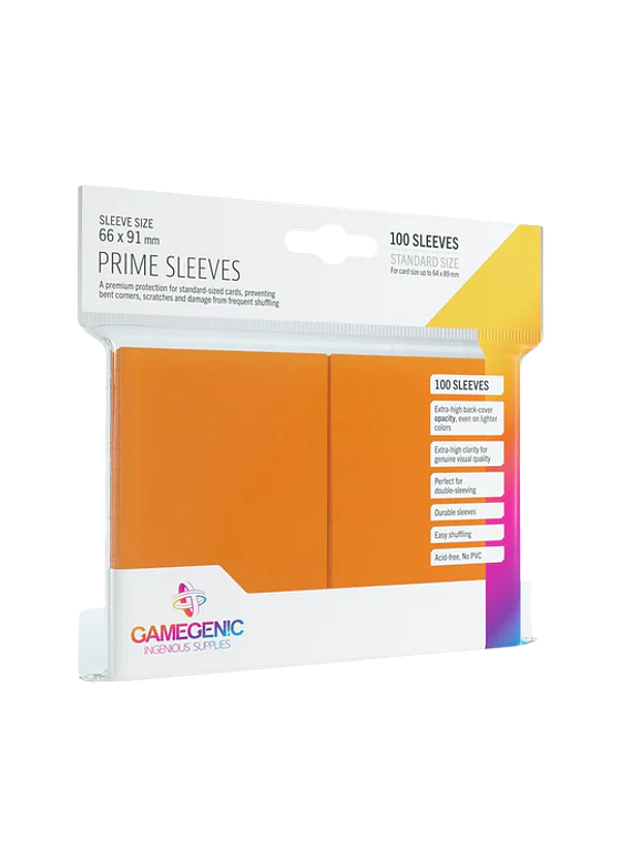 Gamegenic Prime Sleeves Standard Orange (100)