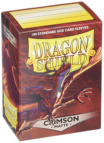 Dragon Shield (100) - Crimson Matte