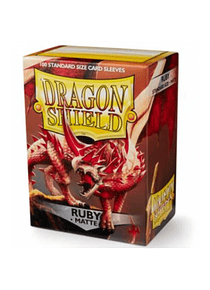 Dragon Shield (100) - Matte Ruby