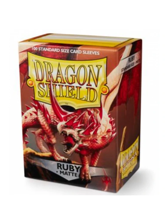 Dragon Shield (100) - Matte Ruby