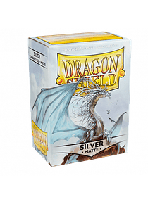 Dragon Shield (100) - Matte Silver