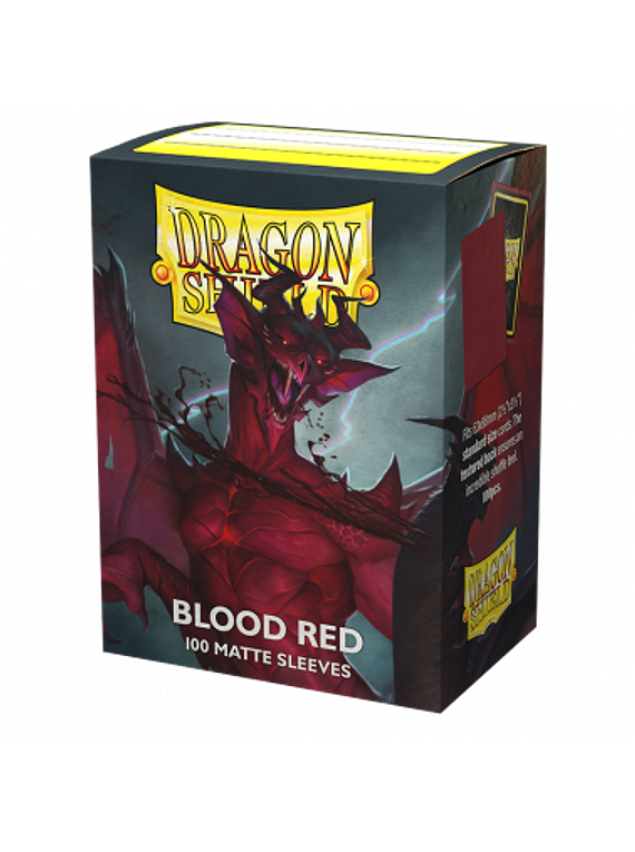 Dragon Shield (100) - Matte Blood Red