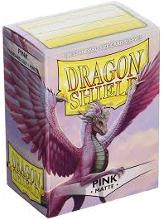 Dragon Shield (100) - Pink Matte