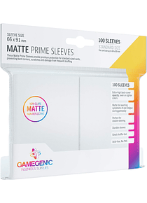 Gamegenic Prime Sleeves Matte White (100)