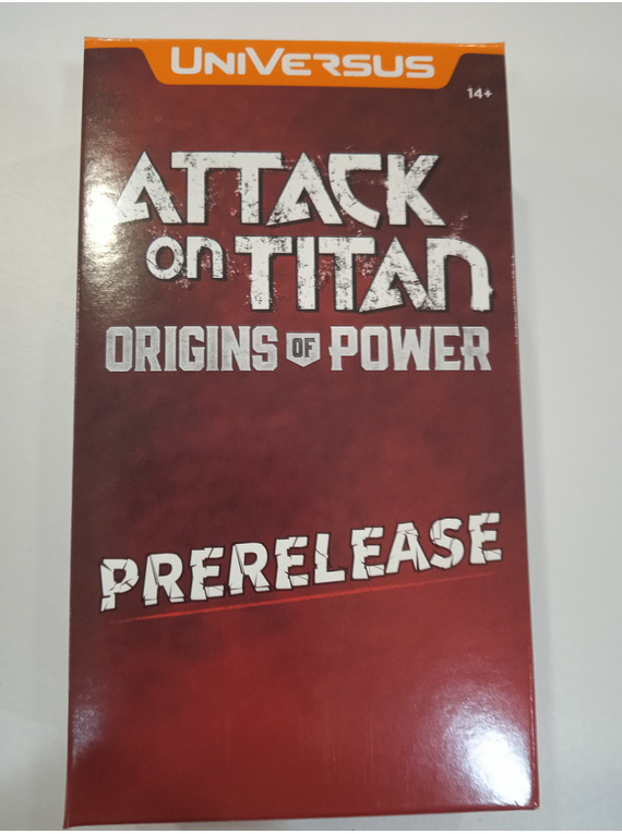 Origins of Power Prerelease Event Kit -  Attack on Titan CCG 